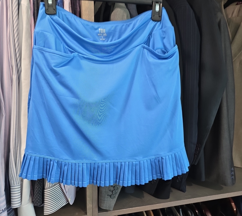 Tail Women's Bright Blue Pleated Hem Athletic Skort